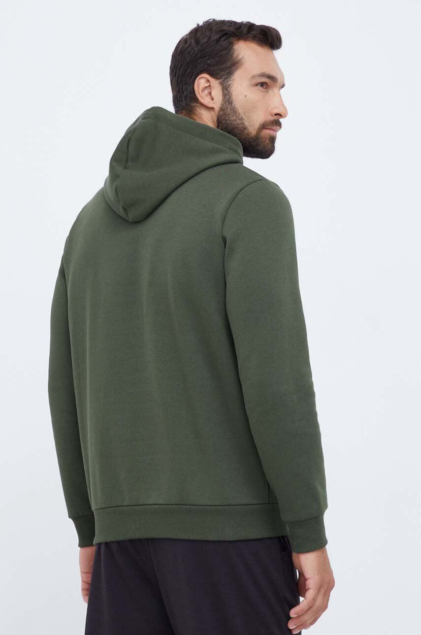 Puma bluza barbati culoarea verde cu glugă cu imprimeu - Pled.ro