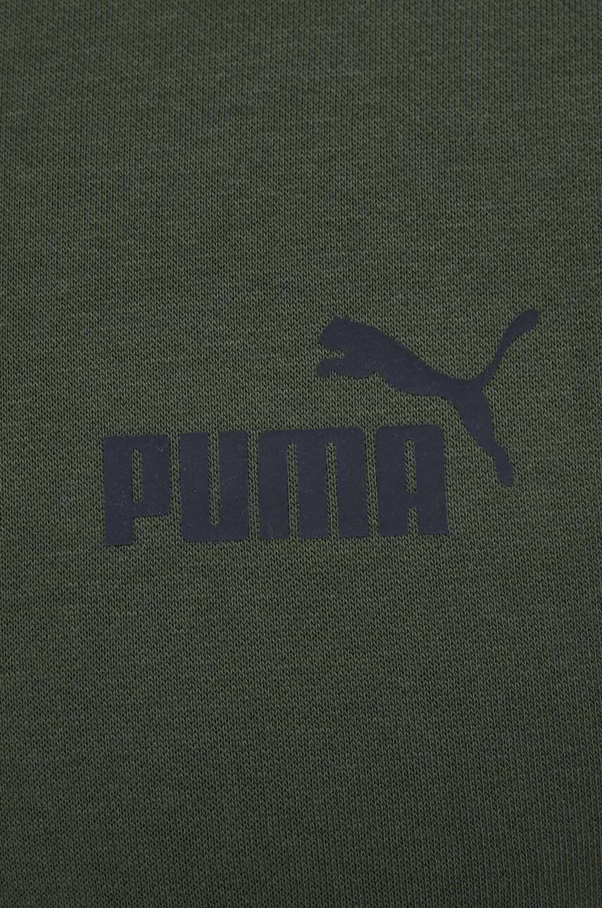 Puma bluza barbati culoarea verde cu imprimeu - Pled.ro