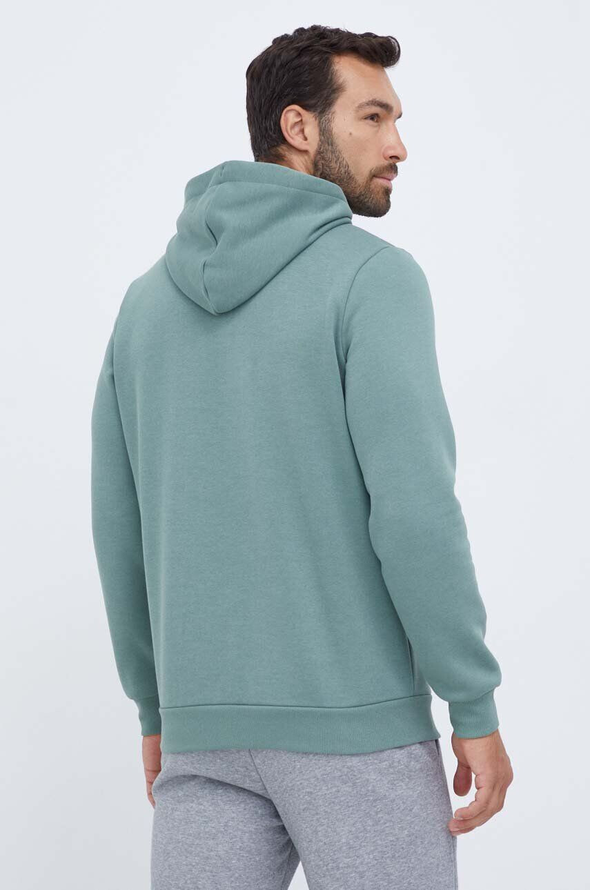 Puma bluza barbati culoarea verde cu glugă cu imprimeu - Pled.ro