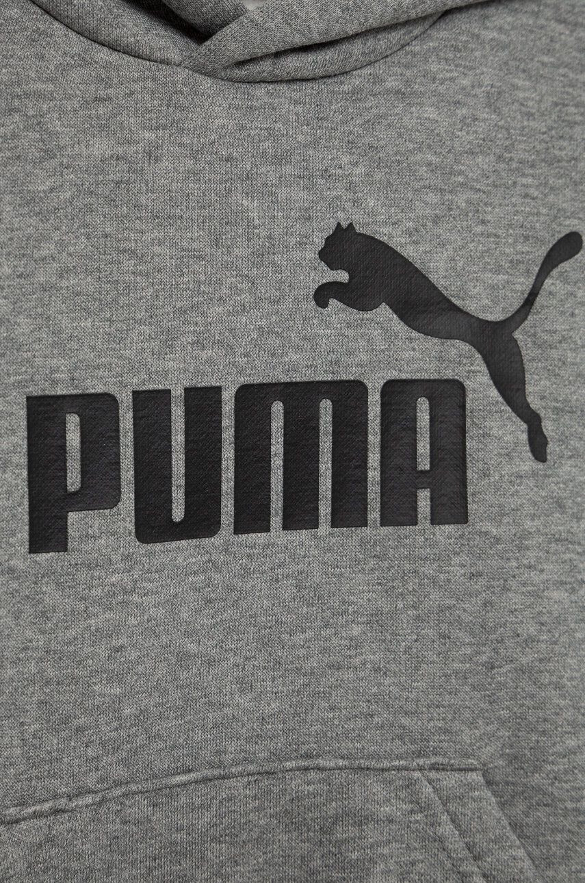 Puma Bluză copii 586965 culoarea gri cu imprimeu - Pled.ro