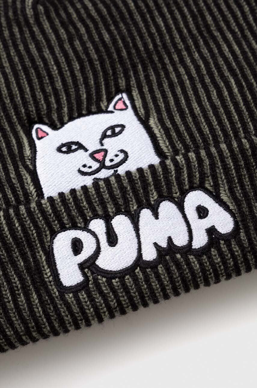 Puma caciula din amestec de lana x RIPNDIP culoarea negru - Pled.ro