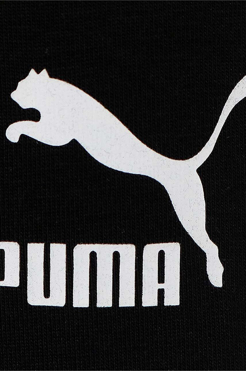 Puma colanti Classics femei culoarea negru cu imprimeu - Pled.ro