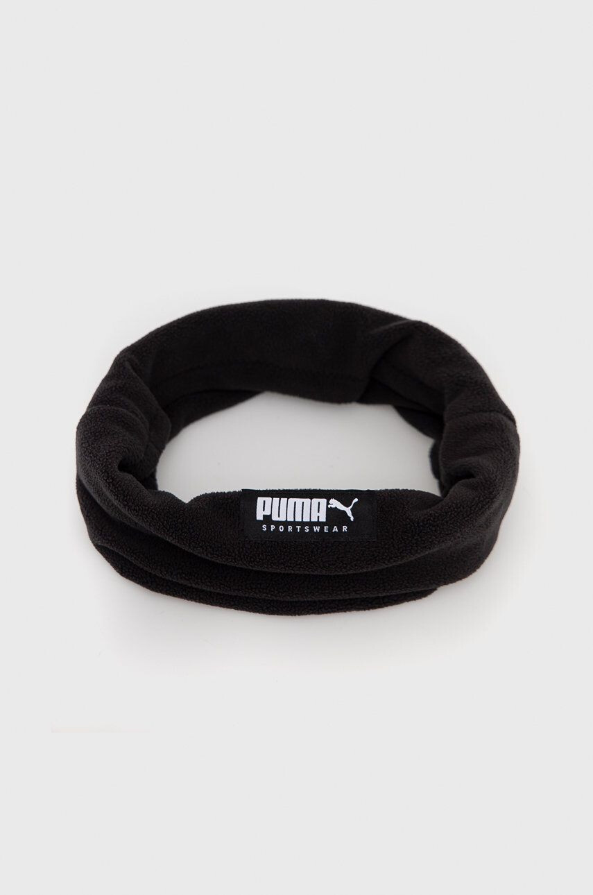 Puma fular impletit culoarea negru modelator - Pled.ro