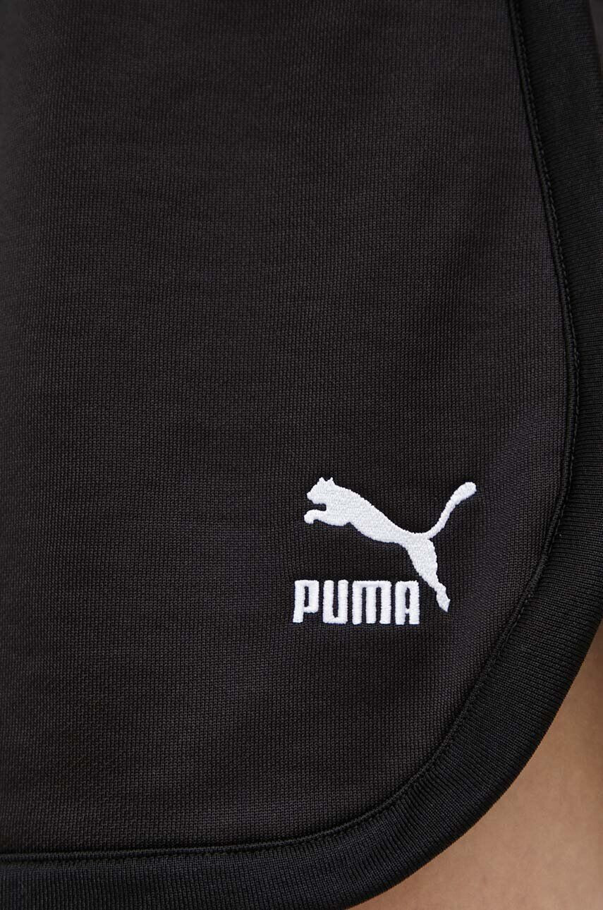 Puma fusta culoarea negru mini drept - Pled.ro