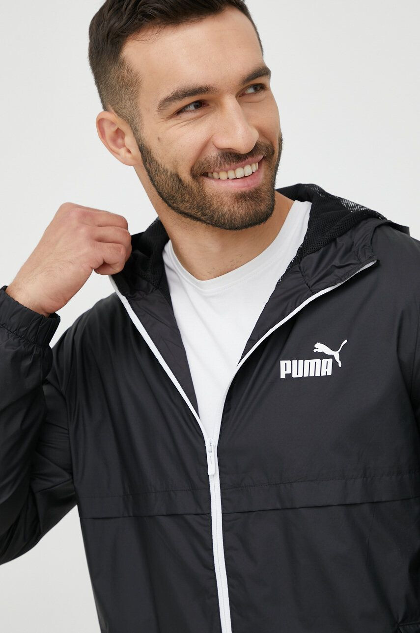 Puma geaca 847484 barbati culoarea negru de tranzitie - Pled.ro