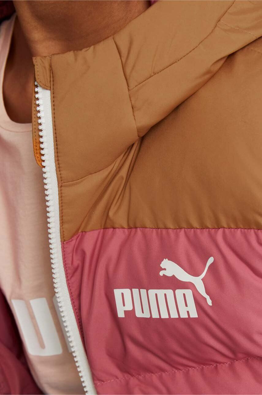 Puma geaca copii culoarea roz - Pled.ro