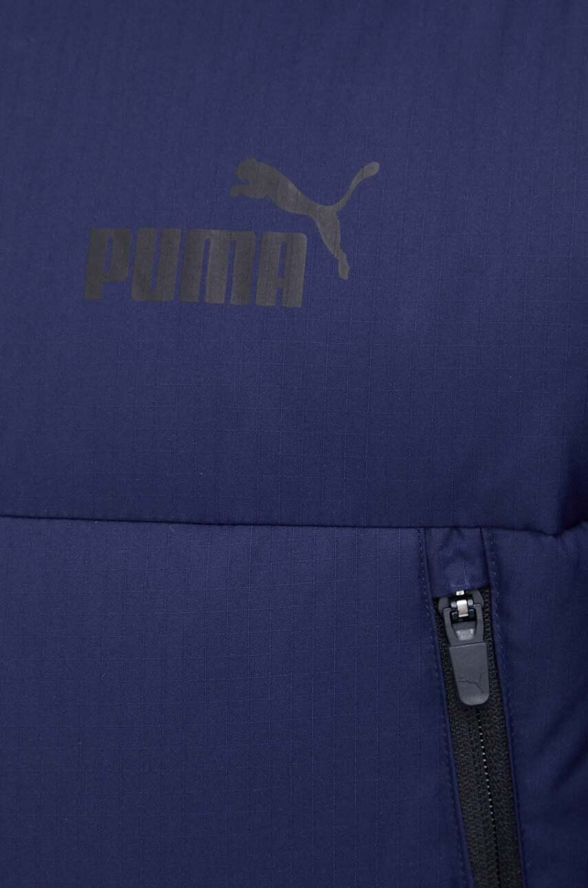 Puma geaca de puf barbati culoarea albastru marin de iarna - Pled.ro