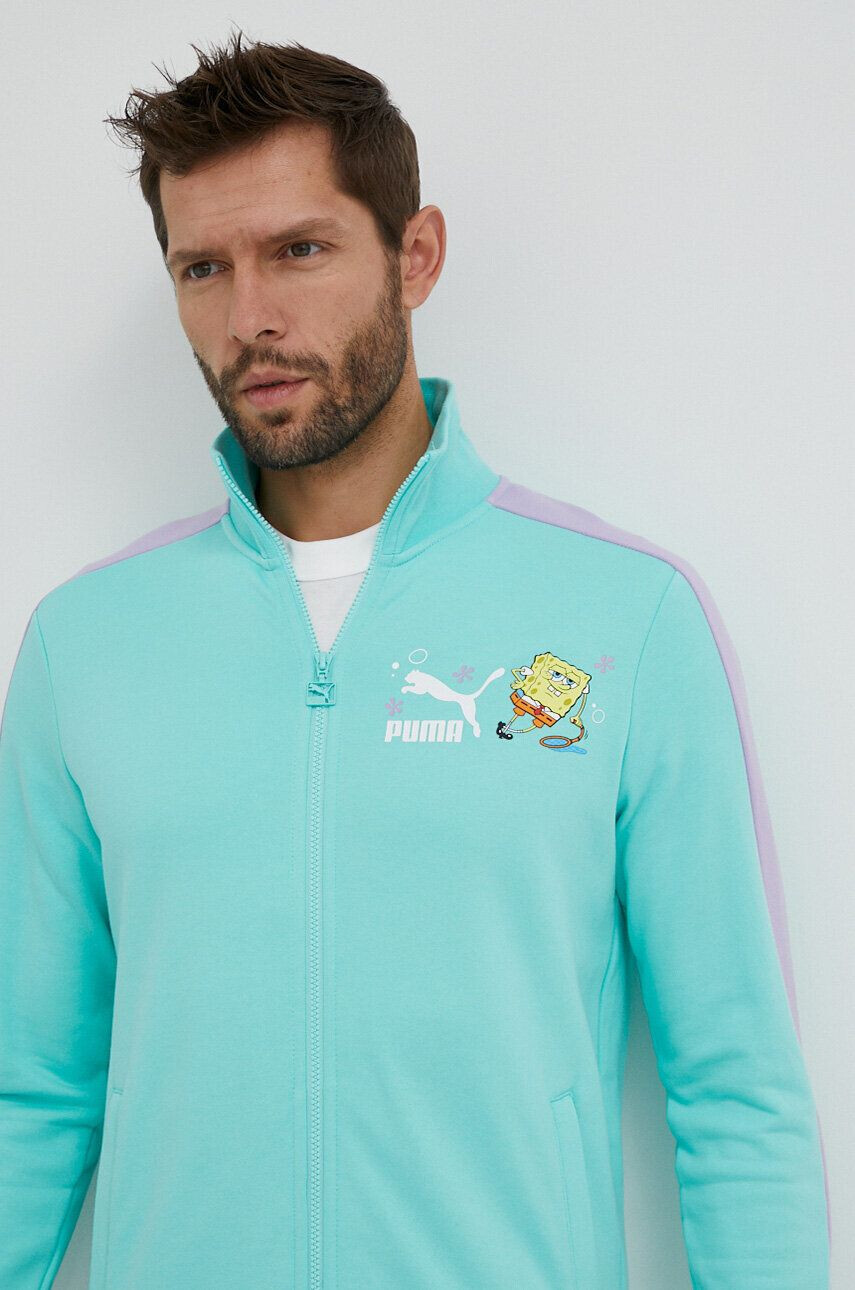 Puma hanorac de bumbac X SPONGEBOB - Pled.ro