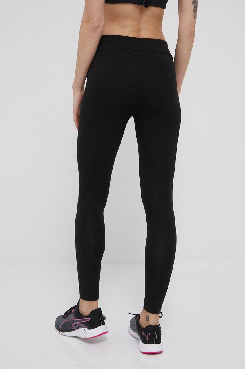 Puma leggins de antrenament 586835 femei culoarea negru neted - Pled.ro