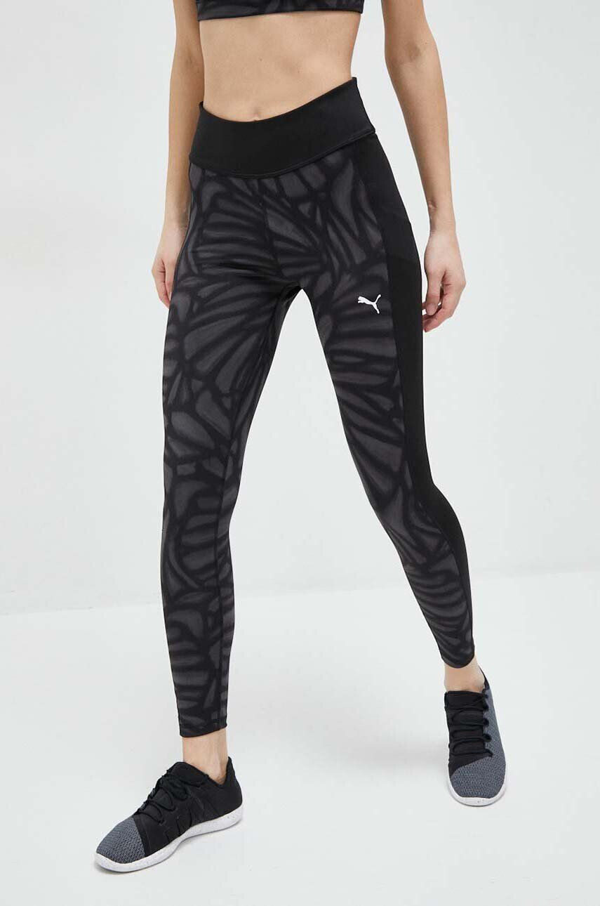 Puma leggins de antrenament Favorites culoarea negru modelator - Pled.ro