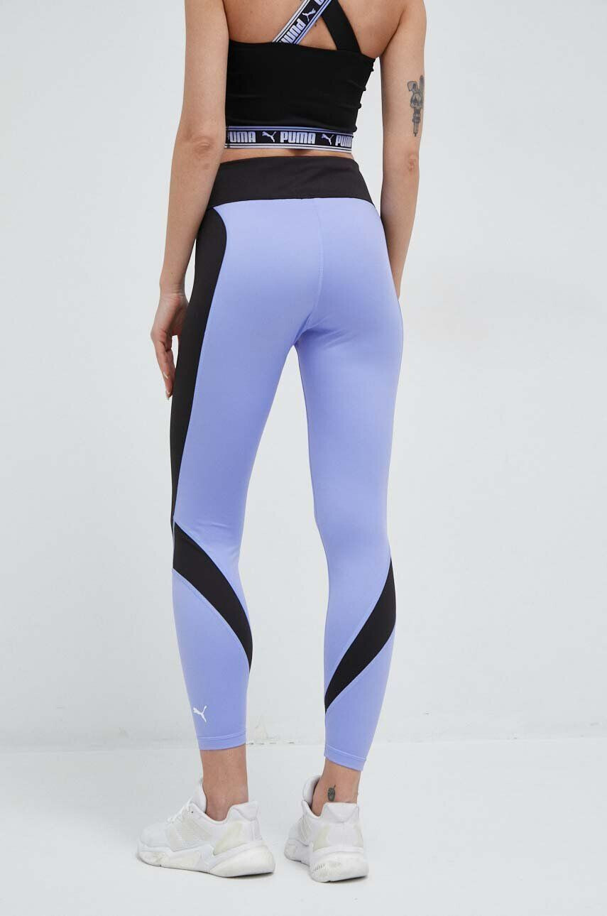 Puma leggins de antrenament Fit Eversculpt culoarea violet modelator - Pled.ro