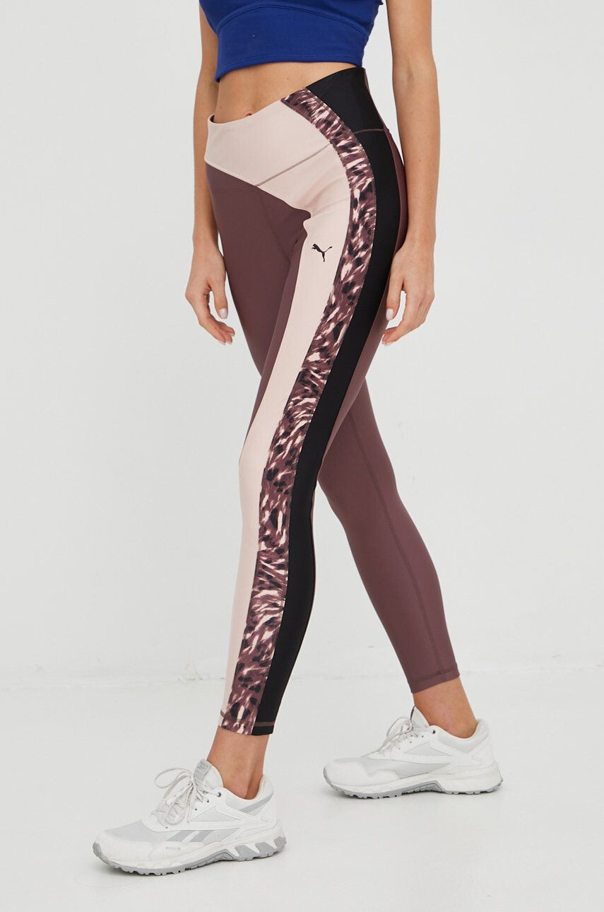 Puma leggins de antrenament Safari Glam - Pled.ro