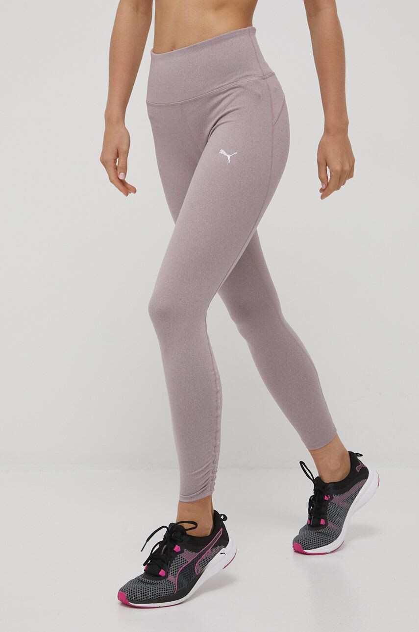 Puma leggins de antrenament Studio Foundation femei neted - Pled.ro