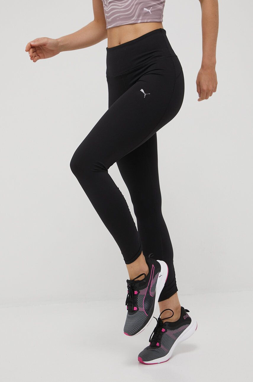 Puma leggins de antrenament Studio Foundation 521611 femei culoarea negru neted - Pled.ro