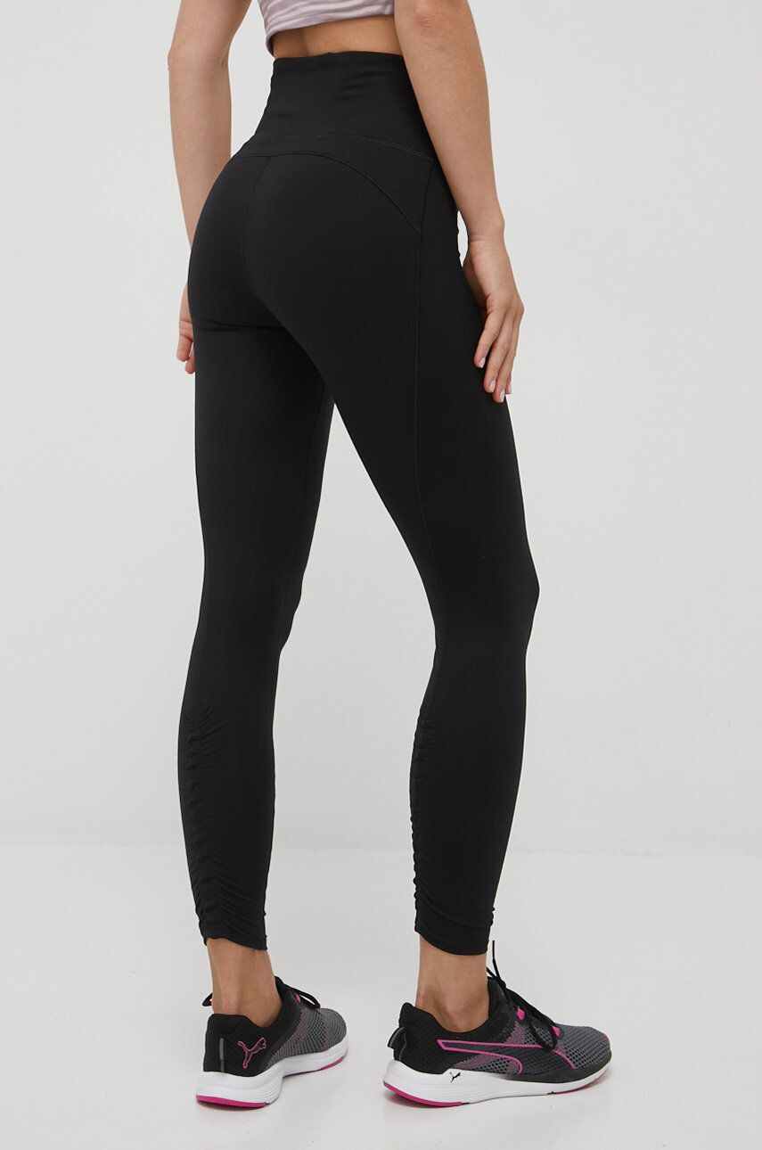 Puma leggins de antrenament Studio Foundation 521611 femei culoarea negru neted - Pled.ro