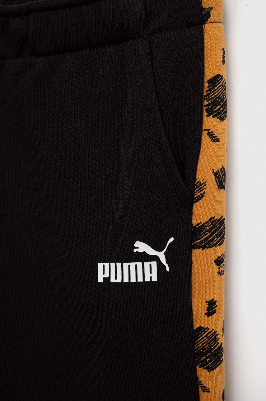 Puma pantaloni de trening pentru copii ESS+ MATES Sweatpants TR culoarea negru modelator - Pled.ro