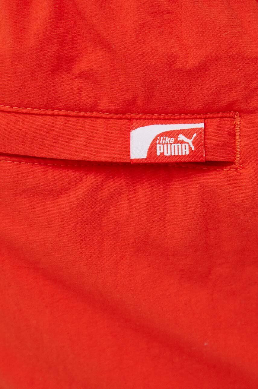 Puma pantaloni scurti barbati culoarea portocaliu - Pled.ro