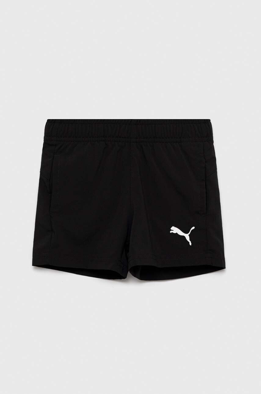 Puma pantaloni scurti copii ACTIVE Woven Shorts B culoarea negru - Pled.ro