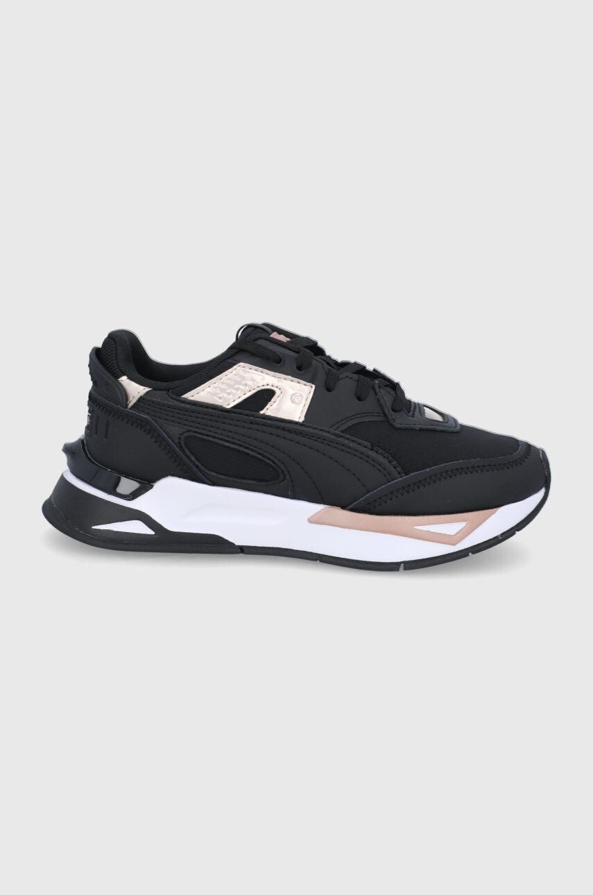 Puma Pantofi Mirage Sport Metal culoarea negru cu platformă - Pled.ro