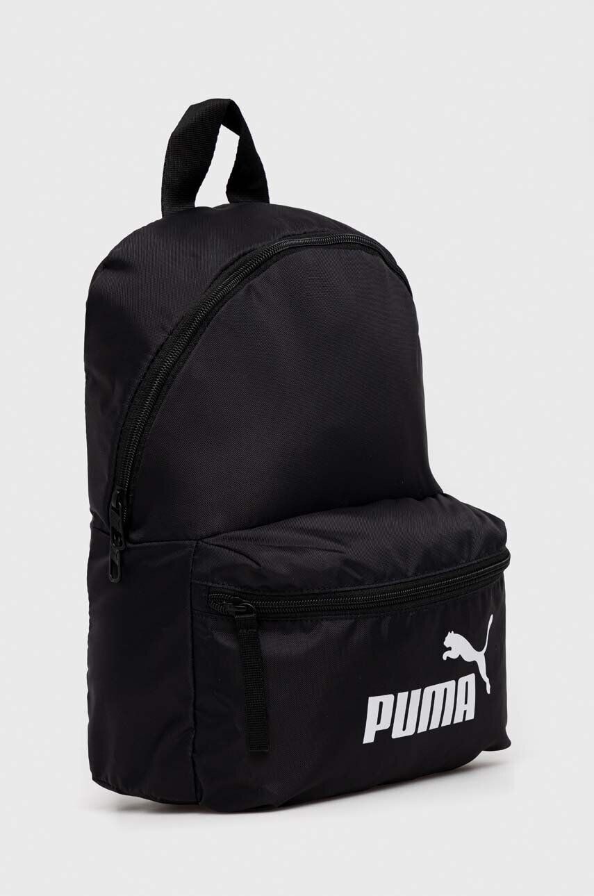 Puma rucsac femei culoarea negru mic cu imprimeu - Pled.ro