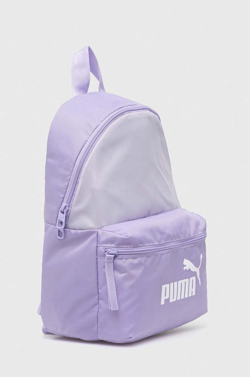 Puma rucsac femei culoarea violet mic cu imprimeu - Pled.ro