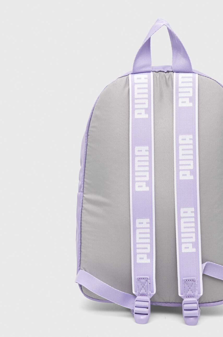 Puma rucsac femei culoarea violet mic cu imprimeu - Pled.ro