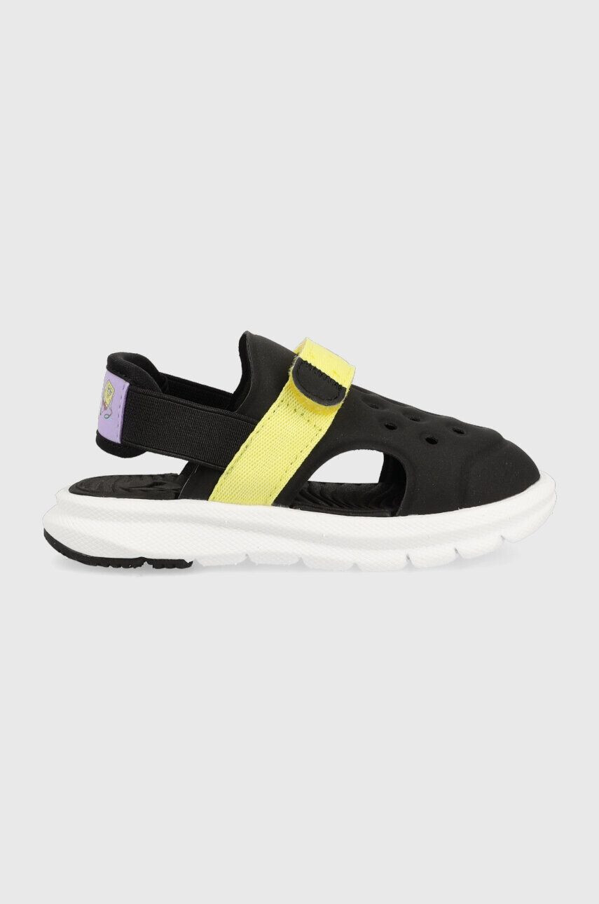 Puma sandale copii Spongebob culoarea negru - Pled.ro