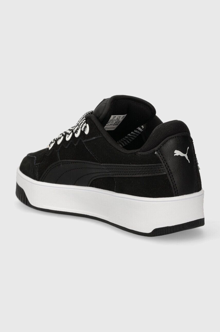 Puma sneakers din piele intoarsă Carina Street Thick Laces culoarea negru - Pled.ro