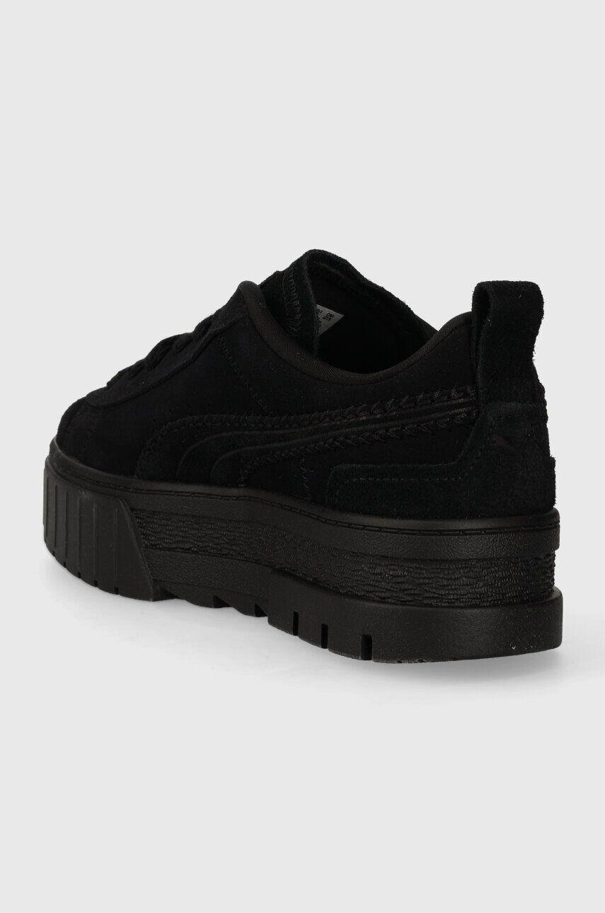 Puma sneakers din piele intoarsă Mayze Reclaim Suede Wns culoarea negru - Pled.ro