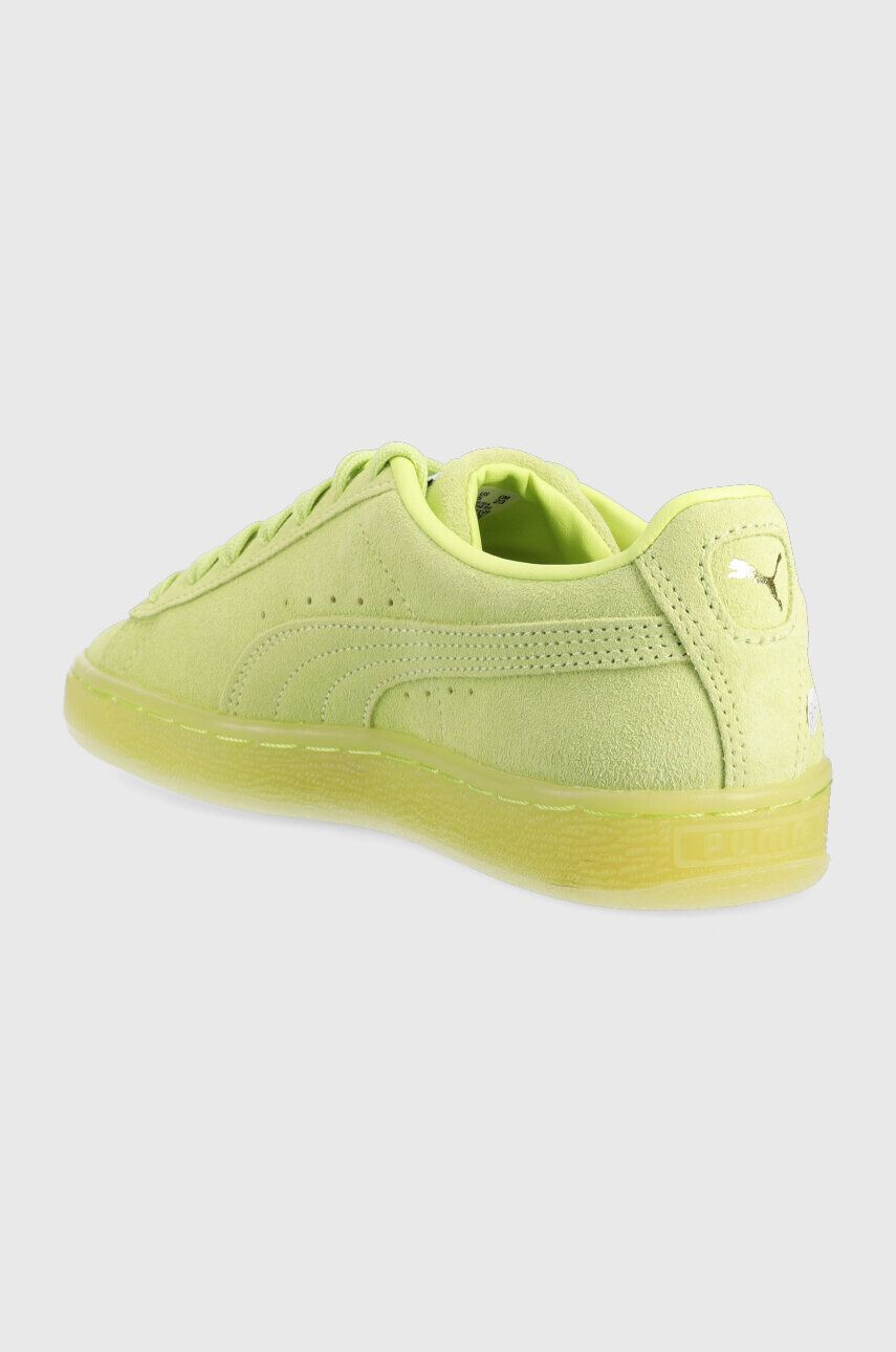 Puma sneakers din piele întoarsă Suede Classic XXI culoarea verde 374915 374915-73 - Pled.ro