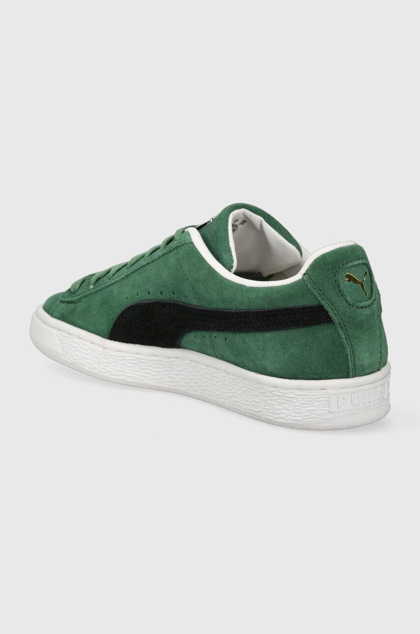 Puma sneakers din piele întoarsă Suede Classic XXI culoarea verde 374915 374915-73 - Pled.ro