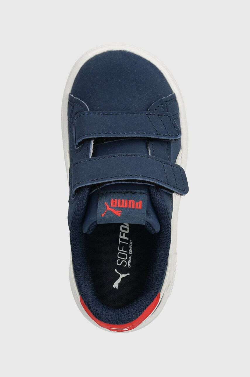 Puma sneakers din piele Smash 3.0 Buck V culoarea albastru marin - Pled.ro