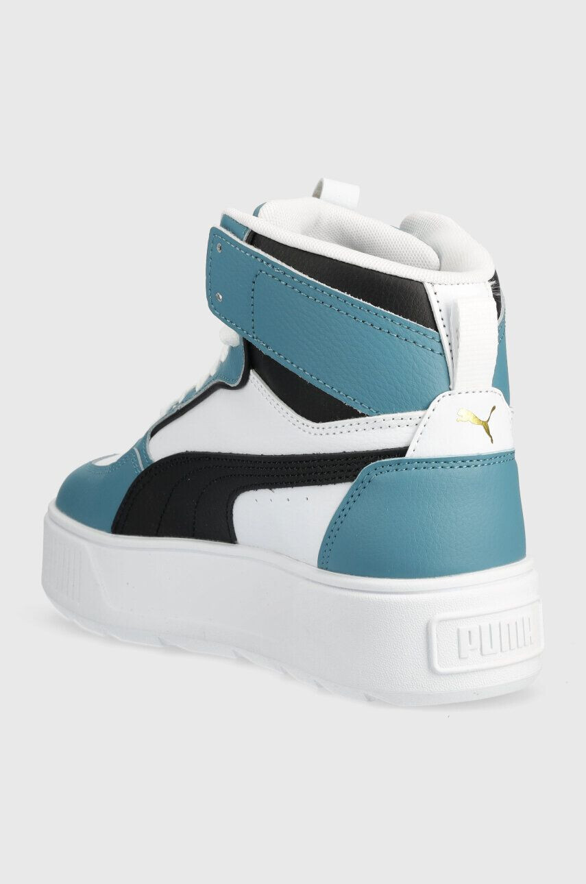 Puma sneakers Karmen Rebelle Mid culoarea turcoaz - Pled.ro