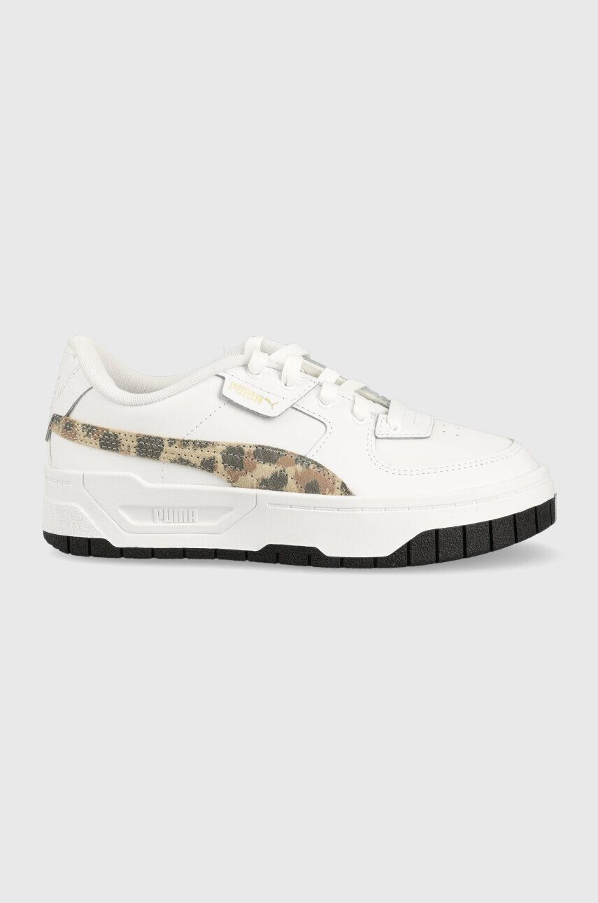 Puma sneakers pentru copii Cali Dream Animal Print Jr culoarea alb - Pled.ro