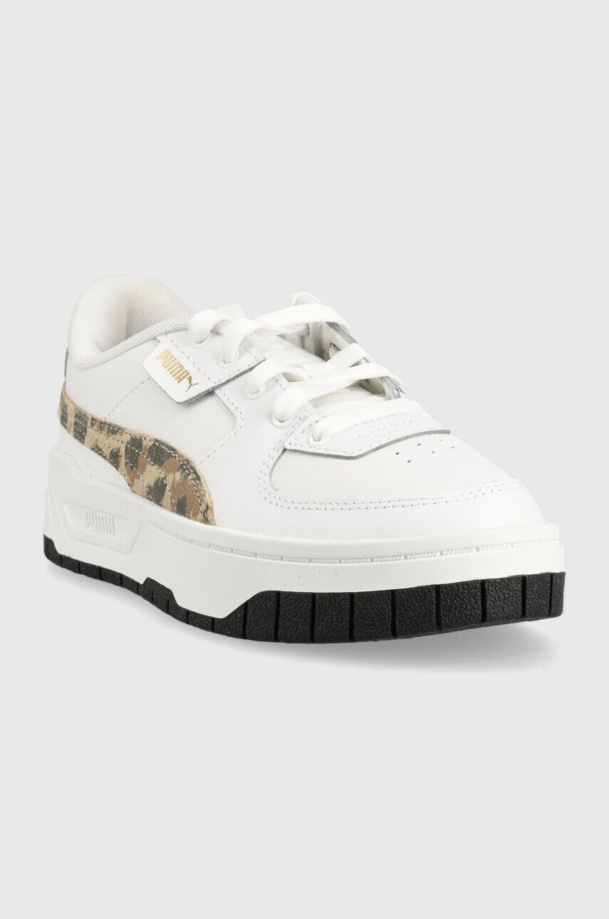 Puma sneakers pentru copii Cali Dream Animal Print Jr culoarea alb - Pled.ro