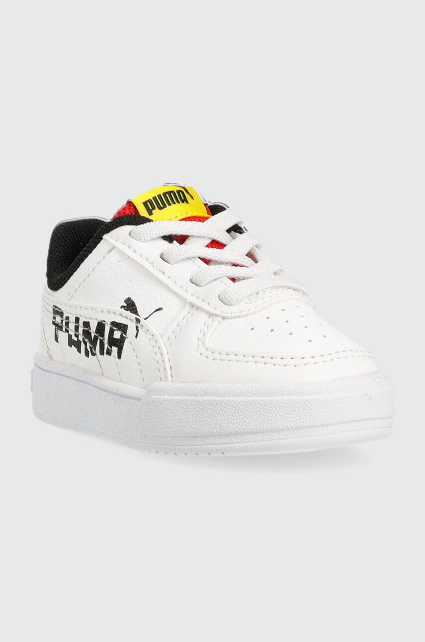 Puma sneakers pentru copii Caven Brand Love culoarea alb - Pled.ro