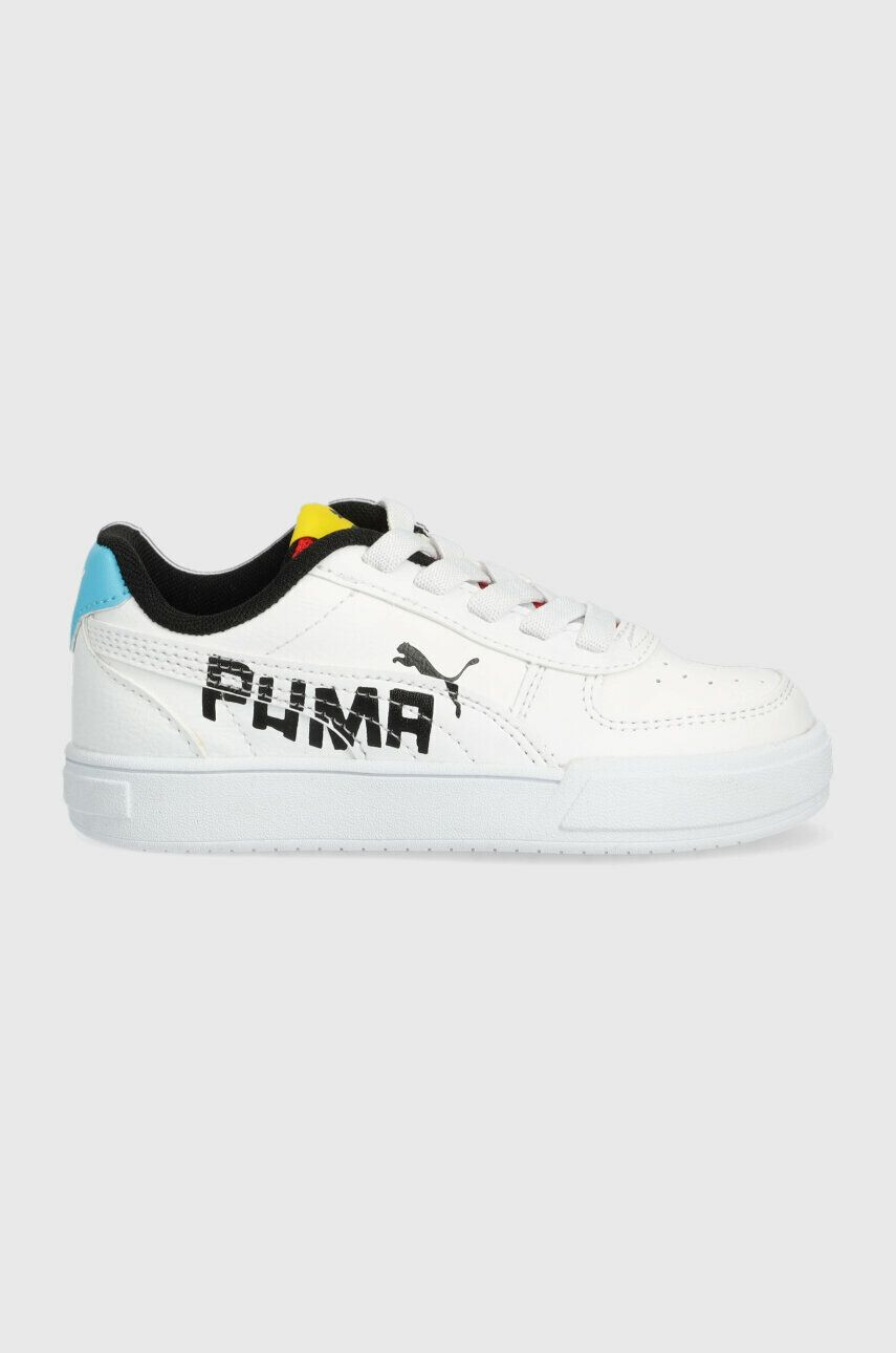 Puma sneakers pentru copii Caven Brand Love PS culoarea alb - Pled.ro