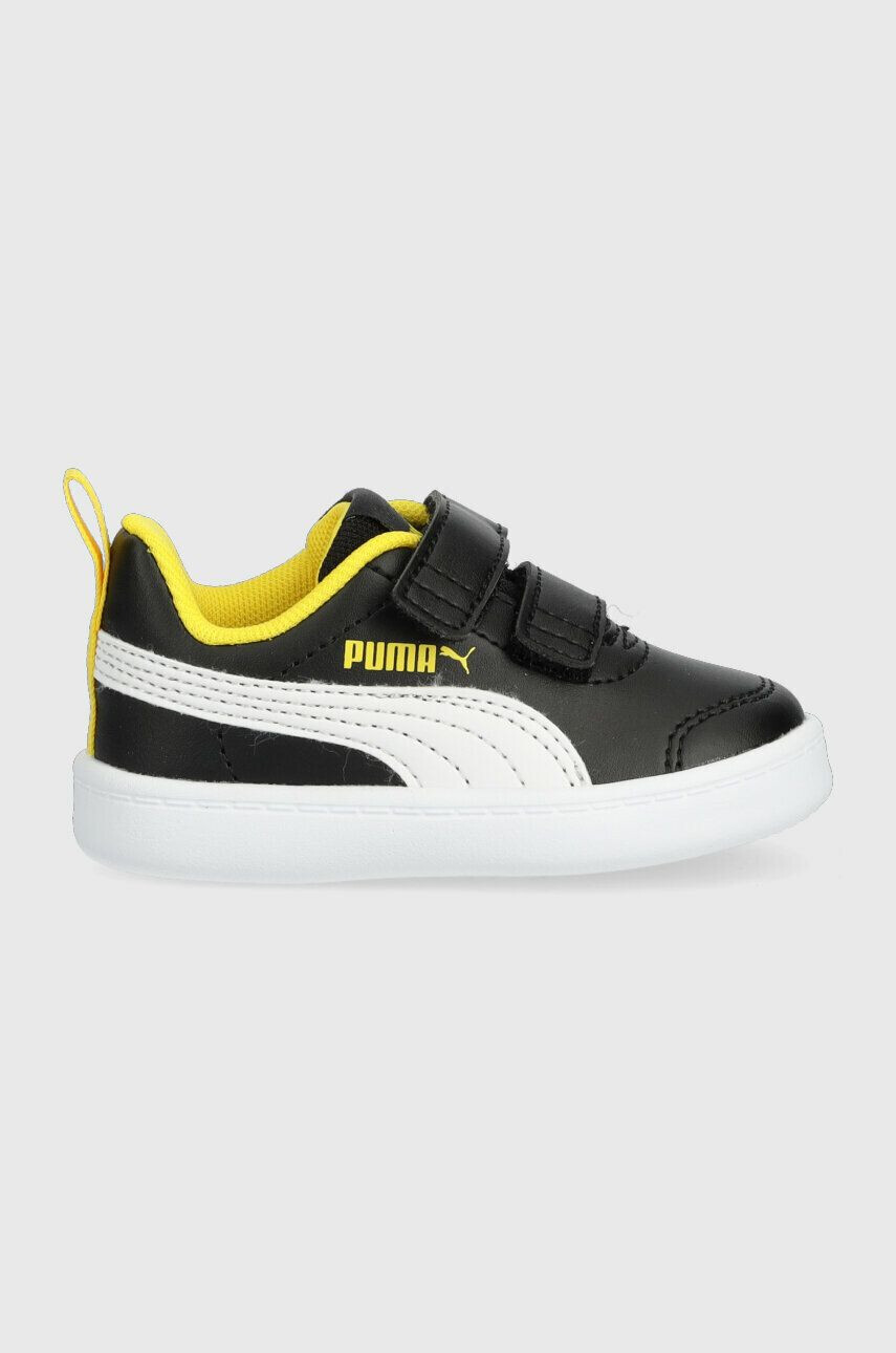 Puma sneakers pentru copii Courtflex v2 V Inf culoarea negru - Pled.ro