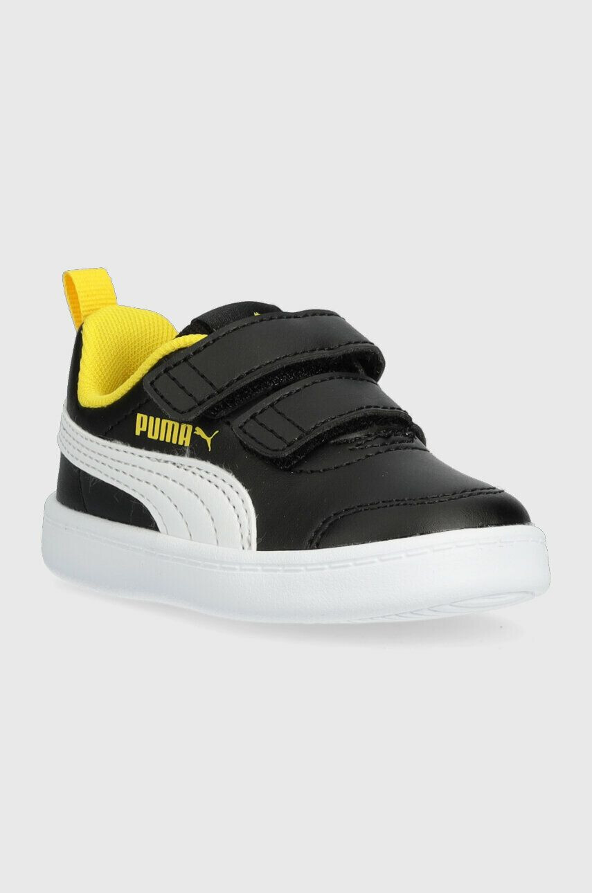 Puma sneakers pentru copii Courtflex v2 V Inf culoarea negru - Pled.ro