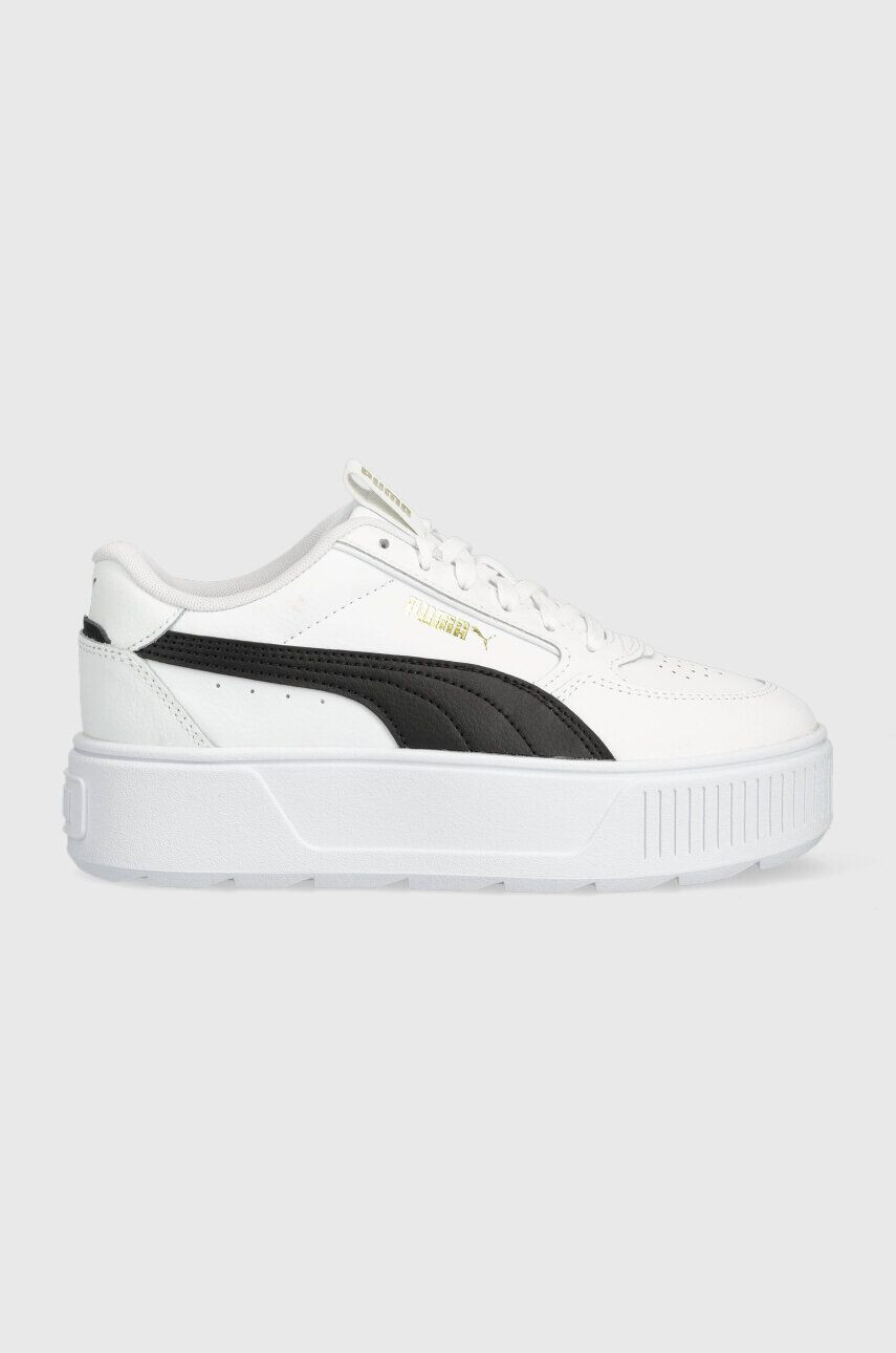 Puma sneakers pentru copii Karmen Rebelle Jr culoarea alb - Pled.ro