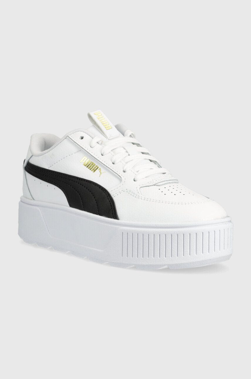 Puma sneakers pentru copii Karmen Rebelle Jr culoarea alb - Pled.ro