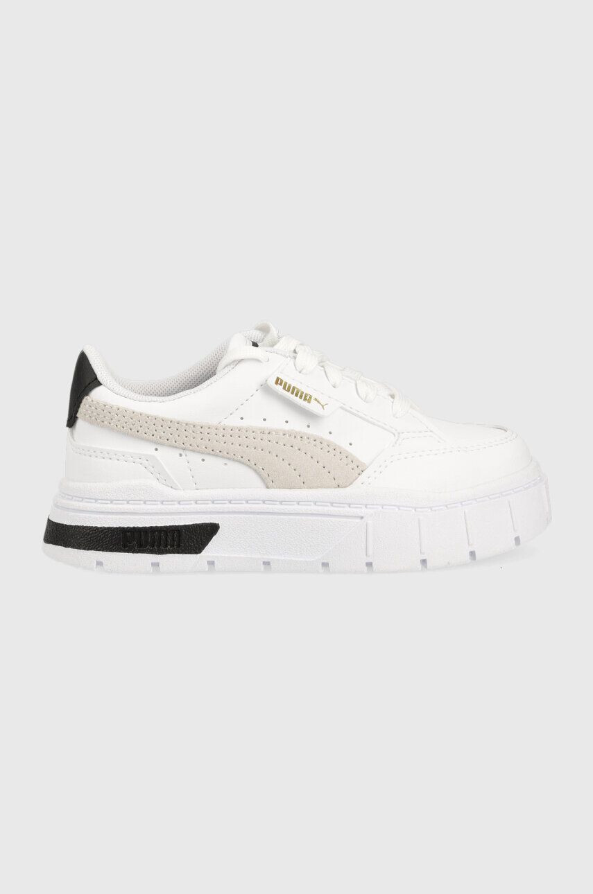 Puma sneakers pentru copii Mayze Stack PS culoarea alb - Pled.ro