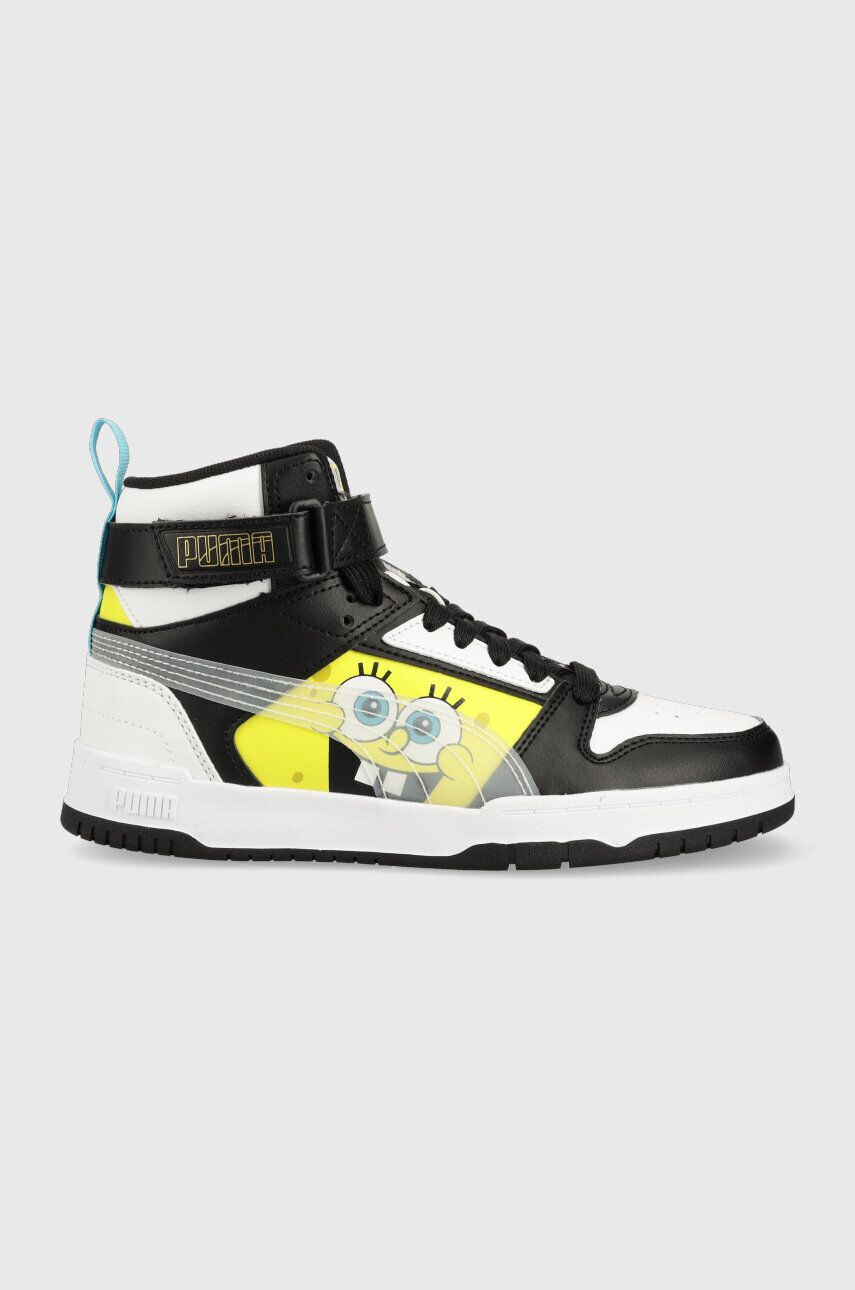 Puma sneakers pentru copii RBD Game Spongebob Jr culoarea negru - Pled.ro