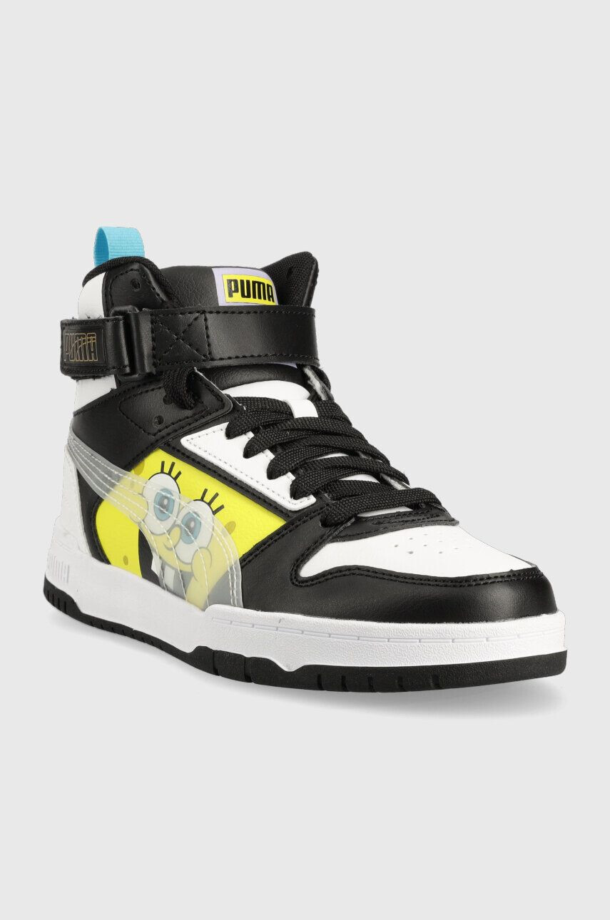 Puma sneakers pentru copii RBD Game Spongebob Jr culoarea negru - Pled.ro