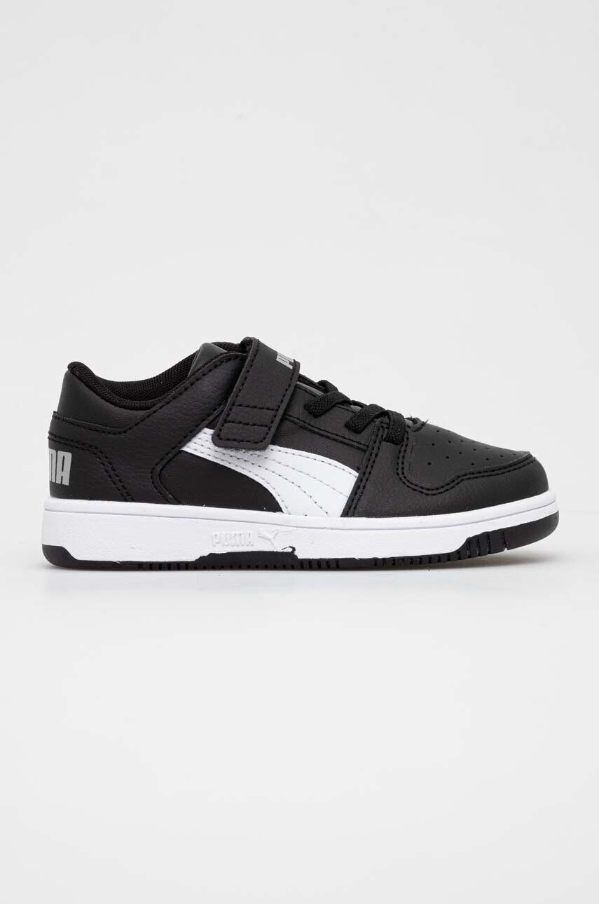 Puma sneakers pentru copii Rebound Layup Lo SL V PS culoarea negru - Pled.ro