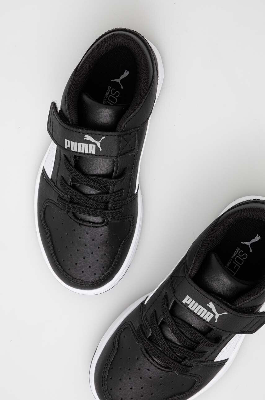 Puma sneakers pentru copii Rebound Layup Lo SL V PS culoarea negru - Pled.ro