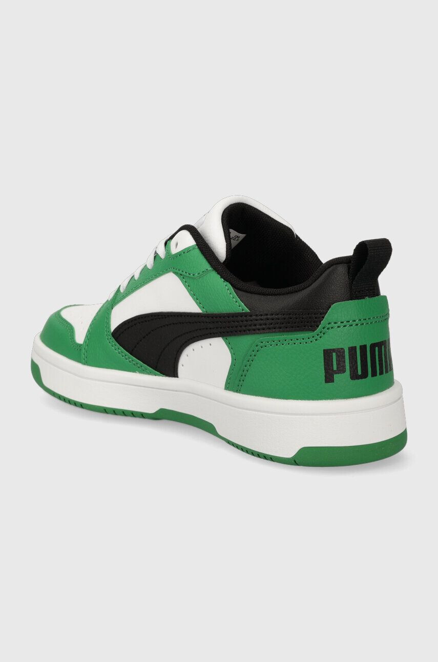 Puma sneakers pentru copii Rebound V6 Lo Jr culoarea verde - Pled.ro