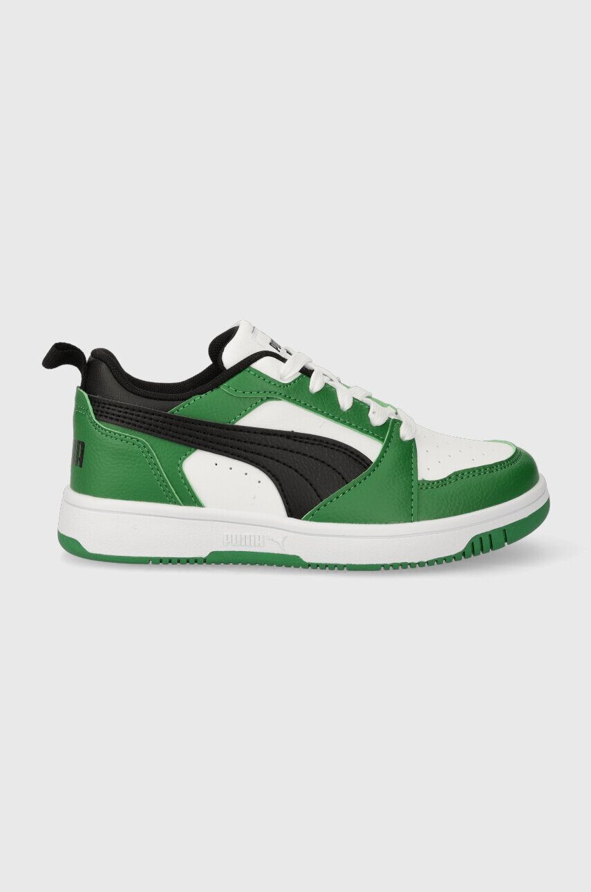 Puma sneakers pentru copii Rebound V6 Lo PS culoarea verde - Pled.ro