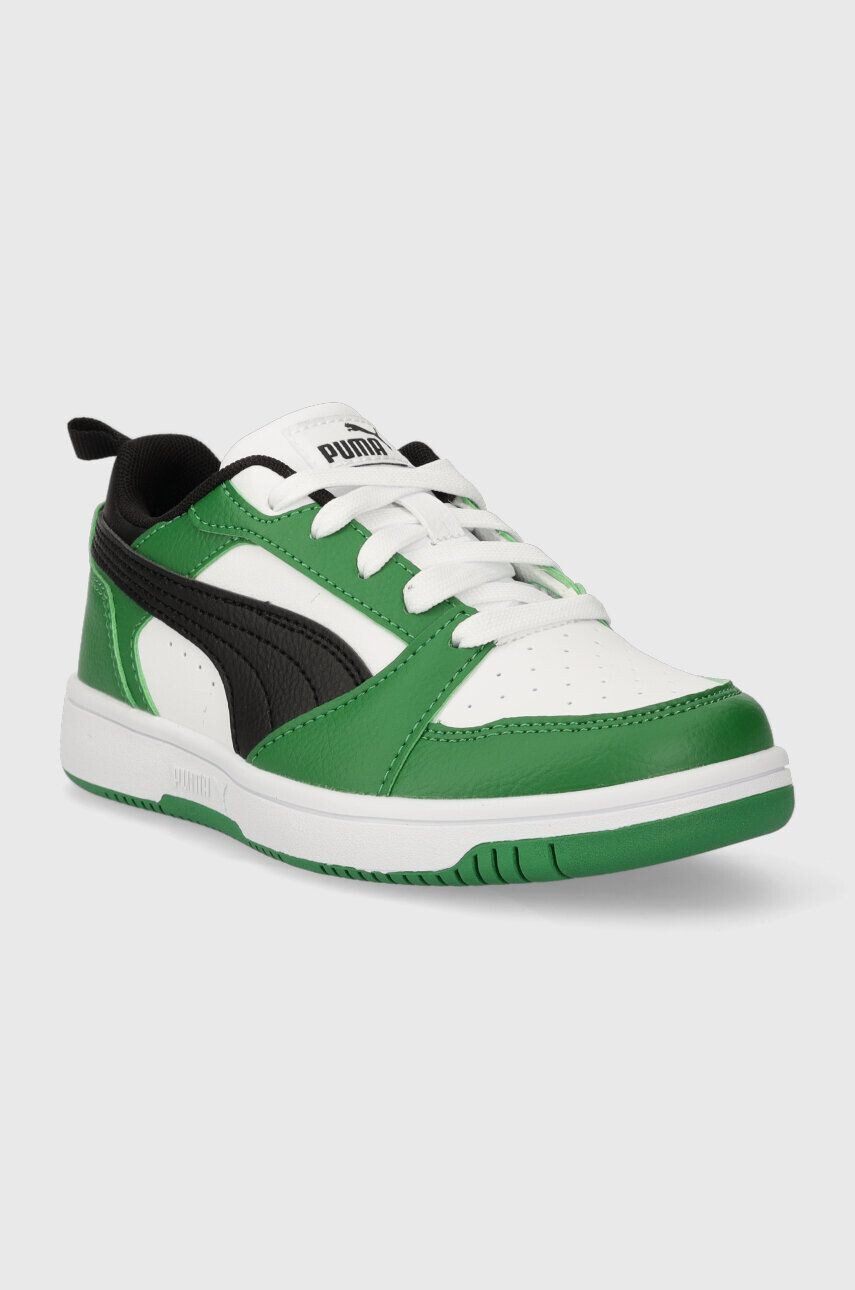 Puma sneakers pentru copii Rebound V6 Lo PS culoarea verde - Pled.ro