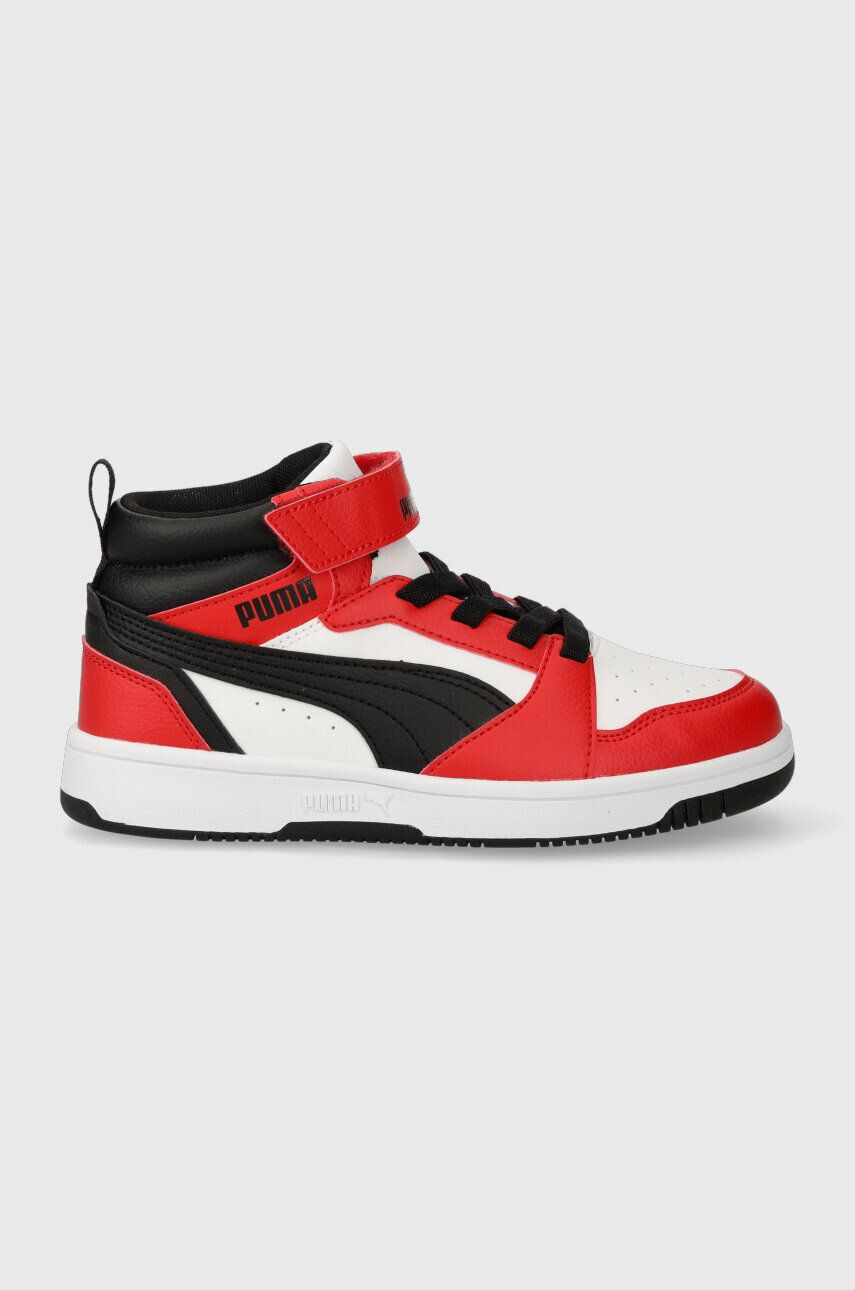 Puma sneakers pentru copii Rebound V6 Mid AC+ PS culoarea rosu - Pled.ro